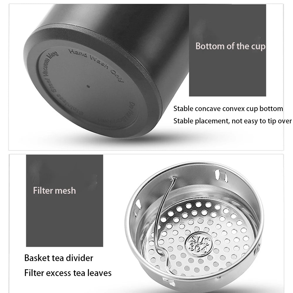 Live in style® 500ML Smart LED Thermos Bottle with Temperature Display | Stainless Steel Vacuum Flask