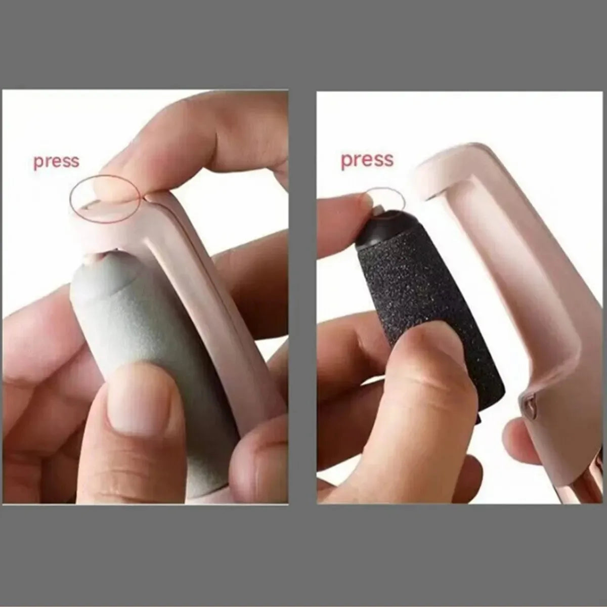 Live in style® Electric Foot File – Professional Pedicure Tool for Smooth, Callus-Free Heels