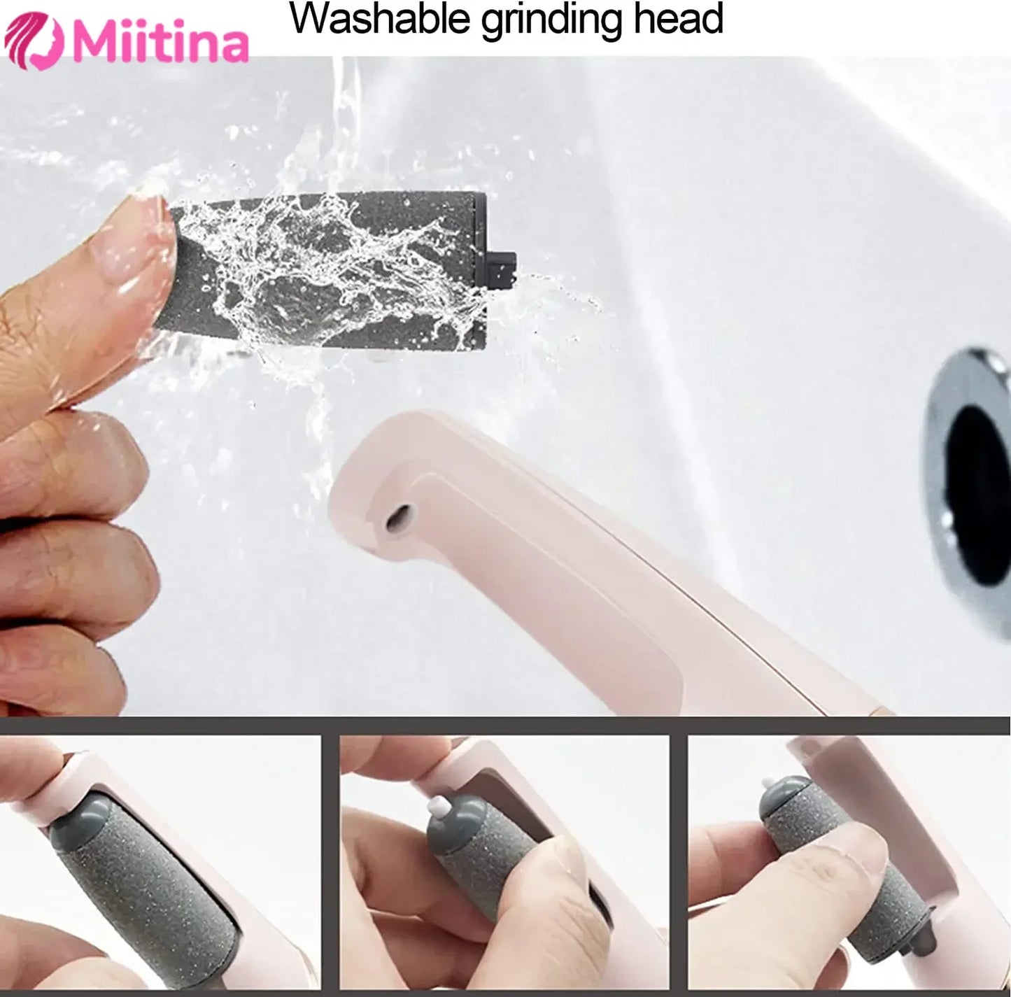 Live in style® Electric Foot File – Professional Pedicure Tool for Smooth, Callus-Free Heels