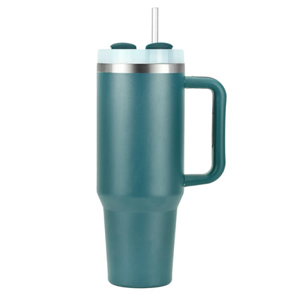 1200ml/40OZ Stainless Steel Thermal Tumbler – Large Capacity, Insulated Flask with Handle – Perfect New Year Gift