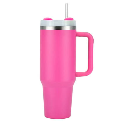 1200ml/40OZ Stainless Steel Thermal Tumbler – Large Capacity, Insulated Flask with Handle – Perfect New Year Gift